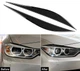 Накладки на фары (реснички) BMW F30 / F34 карбон - изображение 4