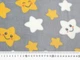 Тканина Фліс малюнок зорі, сірий з жовтим, пог. м. (ф16, 2404037, д9) - зображення 3