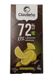 Шоколад Clavileno Limon Чорний 72% з лимоном і замінником цукру 100 г (52349) - изображение 2