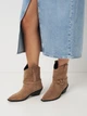 Женские ботильоны замшевые Ashoes 2440 40 25.5 см Рыжие (ROZ6501005277) - изображение 8