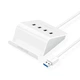 USB-хаб Ugreen USB 3.0 hub 4 порти 1М White (CR109) - зображення 1