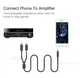 Кабель аудио UGREEN 3.5 mm to 2RCA стерео разветвитель PVC 1М Grey (AV102) - изображение 6