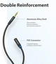 AUX аудио кабель удлинитель Vention Audio 3.5 мм Metal Type 5 м Black (BHBBJ) - изображение 7