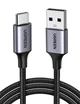 Кабель USB Type C UGREEN для быстрой зарядки телефона в оплетке USB A - USB C Быстрое зарядное устройство 3м - изображение 1