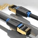 Интернет кабель Vention Cat.8 SSTP Patch Cable LAN-кабель сетевой шнур патч-корд RJ45 3 м Black (IKABI) - изображение 2