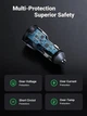 Автомобильное зарядное устройство для телефона UGREEN CD213 36W 2xUSB QC 3.0 3A Car Charger Dark Blue (CD213) - изображение 3