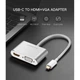 Адаптер перехідник Ugreen USB Type-C to HDMI VGA White (MM123) - зображення 7