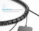 Кабельний органайзер UGREEN у трубці Protection Tube DIA 25 мм 5 м Black (LP121) - зображення 4