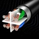 Патч корд Baseus плоский высокоскоростной сетевой кабель RJ45 Cat 6 1000 Мбит/с 3 м Grey (PCWL-C0G) - изображение 8