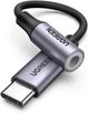 Переходник аудиоадаптер Ugreen кабель USB Type-C - 3.5 mm для наушников Grey (AV161) - изображение 1