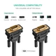 Кабель видео VGA кабель Ugreen 15-pin 1080p Male to Male Cable 1.5 m Black (VG101) - изображение 3