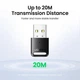 USB Bluetooth-адаптер UGREEN CM591 Bluetooth 5.3 передавач для комп'ютера ноутбука Black (90225) - зображення 3