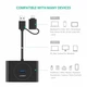USB-хаб розгалужувач Ugreen HUB USB 3.0 4x + USB TYPE-C OTG 1 м Black (CR113) - зображення 7