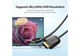 Видеокабель переходник Vention USB Type-C to HDMI Thunderbolt 3 v.1.4 4K 30Hz 2K 30Hz 1.5m Black (CGUBG) - изображение 4