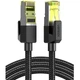 Патч корд Ugreen сетевой интернет кабель 10 Гбит\с Ethernet RJ45 Cat 7 1 м Black (NW150) - изображение 2
