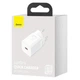 Зарядное устройство Baseus сетевое Super Si Quick Charger 1C 25W White (CCSP020102) - изображение 5