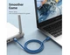 Высокоскоростной интернет кабель Vention Cat6 Ethernet сетевой шнур патч-корд 1000 Мбит/с 0.5 м Blue (IBELD) - изображение 5