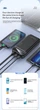 Портативная батарея Power Bank Awei P141K 40000 mAh 22.5W с кабелем Black (P141K) - изображение 5