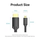 Перехідник кабель Vention Micro HDMI-HDMI 4K 60 Гц 8 Гбіт/с 1 м Black (AGIBF) - зображення 9