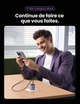 Сетевое зарядное устройство Ugreen Nexode 30W USB C Charger with GaN Tech Grey (CD319) - изображение 3
