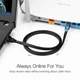Высокоскоростной интернет кабель UGREEN Cat 6 Lan плоский сетевой шнур патч-корд RJ45 1.5 м Black (NW102) - изображение 4