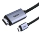 Кабель перехідник Baseus USB Type C - HDMI 2.0 4K 60 Гц High Definition 2 м Black (WKGQ010101) - зображення 1