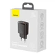 Сетевое зарядное устройство Baseus Compact Quick Charger 20W 3А USB/Type-C Black (CCXJ-B01) - изображение 2