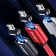 Кабель магнитный Essager поворотный Micro USB 1м в тканевой оплетке с передачей данных (EXCCXM-ML01) - изображение 2
