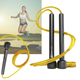 Скакалка Hop-Sport Crossfit NEW з пластиковыми ручками HS-P025JR желтая - изображение 1