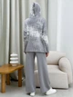 Худи оверсайз женское ARTKNIT Vibe Cotton S Серое (4823093463455) - изображение 5