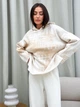 Худи оверсайз женское ARTKNIT Vibe Cotton XL Молочное (4823093463776) - изображение 8