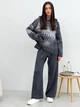 Худи оверсайз женское ARTKNIT Vibe Cotton S Графитовое (4823093463530) - изображение 3