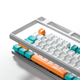 Клавиатура проводная Aula Wind F2088 Pro Mechanical White/Blue + 9 Orange keys KRGD Blue USB EN/UA (6948391234908) - изображение 5