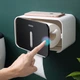 Держатель-бокс для туалетной бумаги ECOCO E1903 Белый с черным - изображение 7