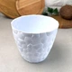 Белый цветочный горшочек 0.75 л Камни Elif Plastik 441-2 - изображение 3