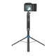 Селфі палиця, штатив для телефону, Gopro, камери 1.75М з пультом ДУ HOCO K22 Чорний - зображення 1
