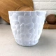 Белый цветочный горшочек 0.75 л Камни Elif Plastik 441-2 - изображение 2