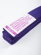 Пояс для кімоно MANTO Belt BJJ Motto Purple (MNA853_PUR_A1) - зображення 2