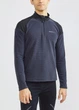 Спортивная флисовая кофта мужская CRAFT Core Edge Thermal 1909502-999995 Black/Asphalt XXL - изображение 1