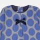 Детское платье для девочки Chicco 00361-095 68 см Серо-синее (8059609519460) - изображение 3