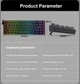Механічна клавіатура E-YOOSO Z686 з підсвіткою Hot-Swap RGB Чорна - зображення 5