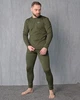 Тактическое флисовое термобельё мужское Олива размер M - изображение 9