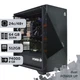 Двухпроцессорная рабочая станция PowerUp #460 Xeon E5 2690 v3 x2 / 64 GB / SSD 512GB / NVIDIA Quadro P4000 8GB для 3D моделирования видеомонтажа рендеринга для инженеров и архитекторов - изображение 2