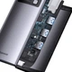 Переходник HUB Baseus Metal Gleam Series 6-in-1 Multifunctional Type-C (WKWG080013) Gray - изображение 5