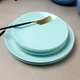 Лазурная обеденная плоская тарелка Luminarc Diwali Light Turquoise 25 см (P2611) - изображение 4
