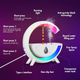 Увлажнитель воздуха антигравитационный капельный эффект, ночник с RGB подсветкой WHITE (027j) - изображение 5