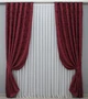 Комплект готовых штор VR-Textil Жаккард Sultan XO № 1472ш Бордовый 100х270 см 2 шт (31-028) - изображение 2