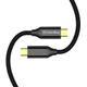Кабель ColorWay USB Type-C + USB Type-C (M/M), 5.0 А, 1 м, Black (CW-CBPDCC062-BK) - зображення 3