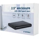 Зовнішня кишеня Gembird для 2.5" SATA USB Type-C 3.1 Black (EE2-U3S-6) - изображение 4