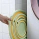 Складной таз миска пластиковый, 23x20x8,5 см, Зеленый - изображение 8